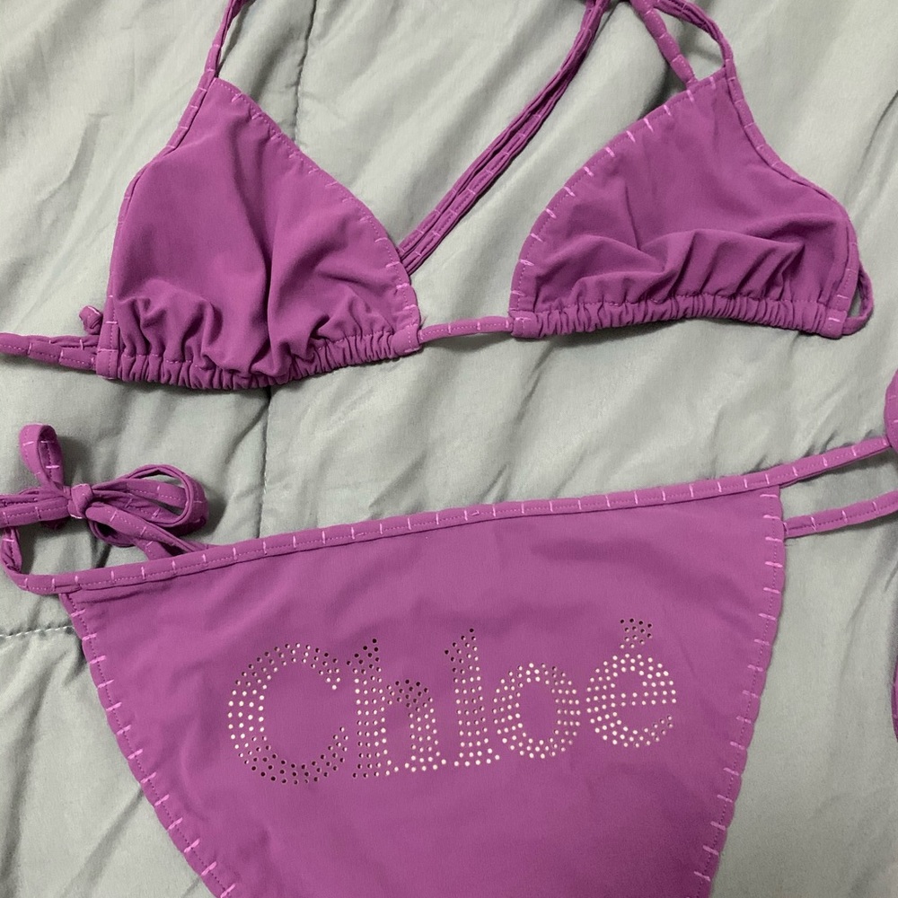 Purple Chloe two piece bikini